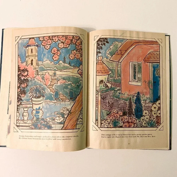 Vintage 1960 Rupert The Daily Express Annual and Magic Painting Pictures Book HC - Picture 16 of 16